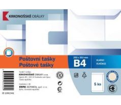 Poštovní taška B4 bílá rec. 250 x 353 5 ks