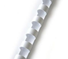 Hřbet pro kroužkovou vazbu 19 mm bílý / 100 ks