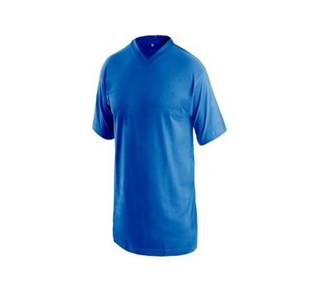 Tričko DALTON, výstřih do V, stř. modré, barva 413 vel. XL