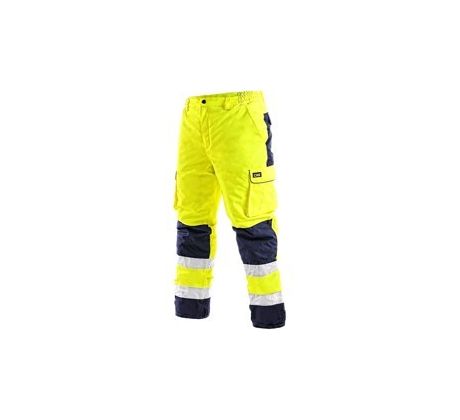 Kalhoty CARDIFF, pánské, zimní, výstražné, oranžové vel. XL