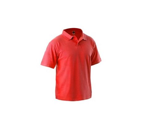 Polokošile MICHAEL, pánská, krátký rukáv, červená vel. 3XL