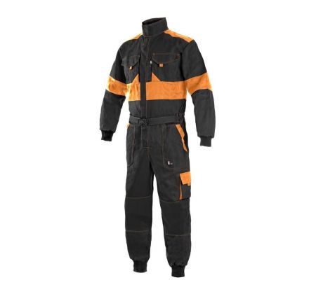 Kombinéza LUXY ROBERT, pánská, černo-oranžová vel. 64