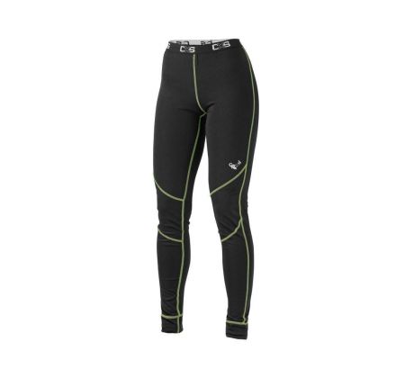 Spodky REWARD, dámské, hřejivé, černo-zelené vel. 2XL