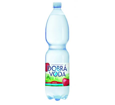 Dobrá voda neperlivá jahoda 1,5 l