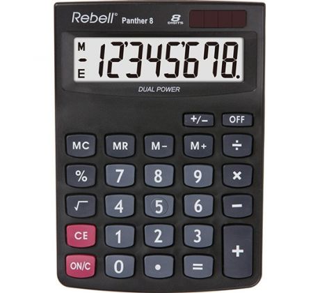 Kalkulačka Rebell Panther 8 stolní / 8 míst