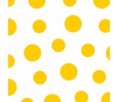 Ubrousky Harmony DOTS puntík 33 x 33 cm žluté / 30 ks