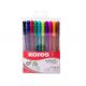 Pero kuličkové Kores K1 trojhranné 1 mm, 10 barev