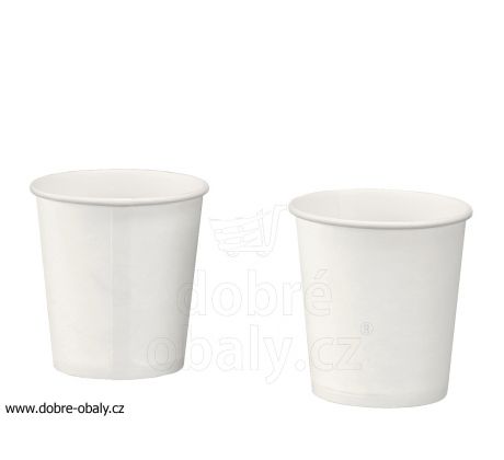 Kelímky na kávu 0,3 l / 50 ks bílé