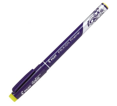 Popisovač Pilot 4104 Frixion Fineliner žlutý