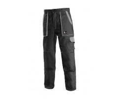 Kalhoty LUXY JOSEF, pánské, černo-šedé vel. 52