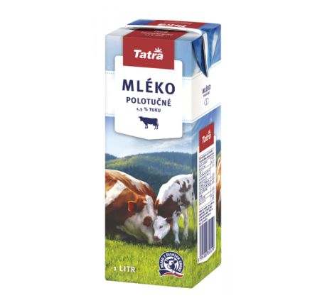 Mléko Tatra 1 l polotučné